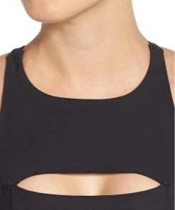 Onzie Open Heart Bra Black