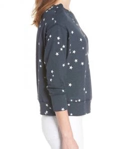 Sundry Stars Off Shoulder Pullover Sweater New Arrivals