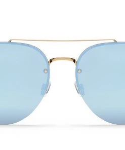 Quay Somerset Aviator Sunglasses Lilac New Arrivals
