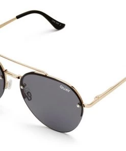 New Arrivals Quay Somerset Aviator Sunglasses Smoke