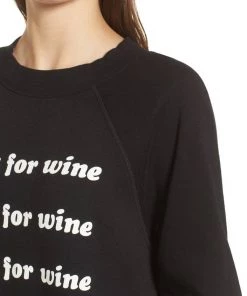 Wildfox Wino Sommers Sweater Black Sweaters & Knits