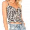 Lovers + Friends Stacey Gingham Top Tops