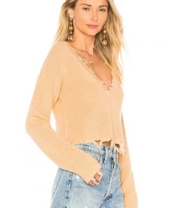 Lovers + Friends Prospect Sweater Camel Nude New Arrivals