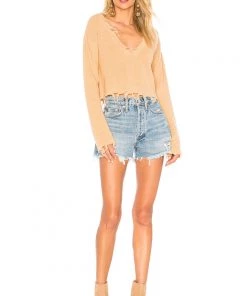 Lovers + Friends Prospect Sweater Camel Nude New Arrivals