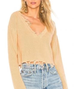 Lovers + Friends Prospect Sweater Camel Nude New Arrivals