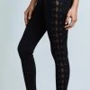 New Arrivals David Lerner X-Cross Lace Up Legging Black