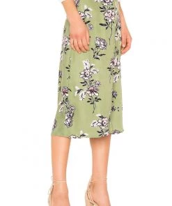 Mink Pink MINKPINK Wanderer Button Midi Skirt New Arrivals