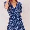 Mink Pink MINKPINK Shady Days Wrap Tea Dress