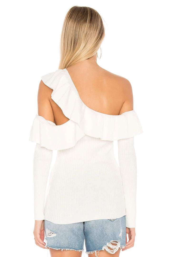 Mink Pink MINKPINK Never Again One Shoulder Knit Top 5 Mink Pink MINKPINK Never Again One Shoulder Knit Top