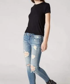 New Arrivals Blank NYC Reade Destroyed Skinny Jeans Unsung Hero