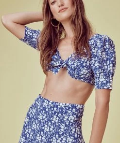 For Love And Lemons Zamira Floral Mini Skirt