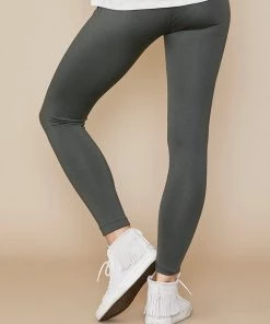 David Lerner Double Pocket Zip Legging Olive