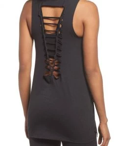 New Arrivals Onzie Braid Back Muscle Tank Top