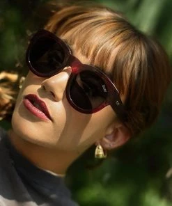 New Arrivals Quay If Only Round Sunglasses Red