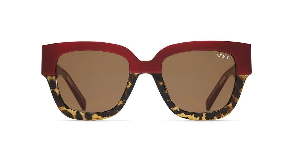 Quay Don't Stop Red To Tortoise Sunglasses 5 Quay Don't Stop Red To Tortoise Sunglasses