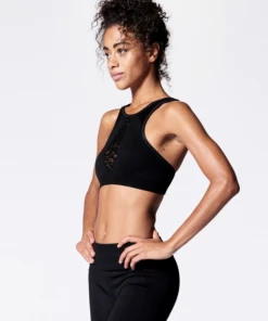 Nux Rivalry Mesh Crop Sports Bra