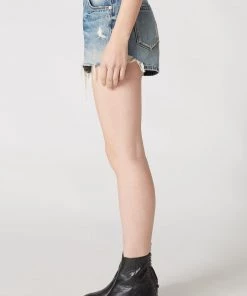 Blank NYC Barrow High Waist Cutoff Denim Shorts