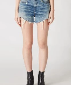 Blank NYC Barrow High Waist Cutoff Denim Shorts