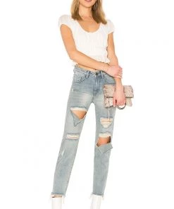 New Arrivals One Teaspoon Blue Storm High Waist Awesome Baggies Jeans