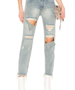New Arrivals One Teaspoon Blue Storm High Waist Awesome Baggies Jeans