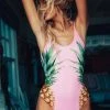 Chaser Mirrored Pineapples One Piece Swim Suit