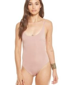 Chaser Lace Up Open Back One Piece Swim Suit