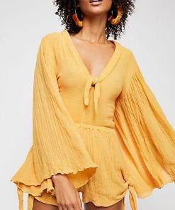 Jen's Pirate Booty Chrysanthemum Romper Jumpsuits & Rompers