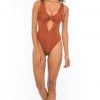 Indah Grove One Piece Swim Suit Henna