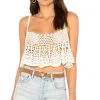 Free People Free Bird Crochet Crop Tank Tops