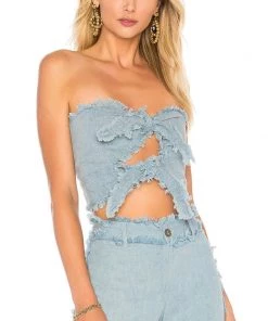 New Arrivals Indah Lipa Stonewash Top