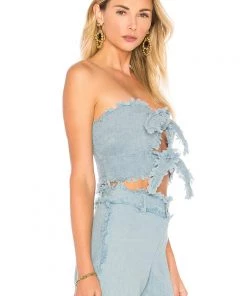 New Arrivals Indah Lipa Stonewash Top