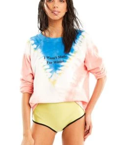 Wildfox Summer Girl Tie Dye Sommers Sweater Sweaters & Knits