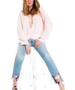 Sweaters & Knits Wildfox Palmetto Sweater - Seashell Pink
