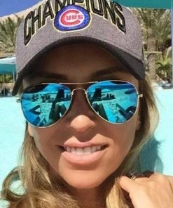 Diff Eyewear Cruz Aviator Sunglasses Gold Blue New Arrivals