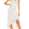 Lovers + Friends Lovers And Friends Bridget Midi Dress Ivory & Black Dresses