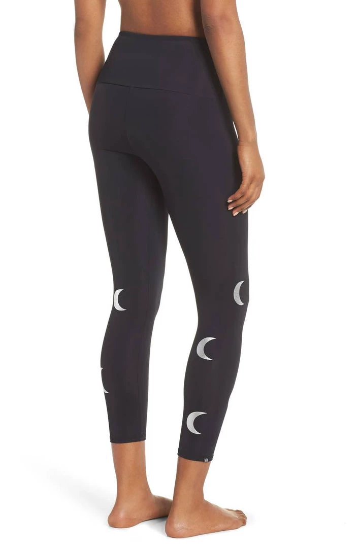 Onzie High Rise Foil Legging Moon 3 Onzie High Rise Foil Legging Moon