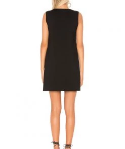 Michael Lauren Baldwin Cut Out Tank Dress Black