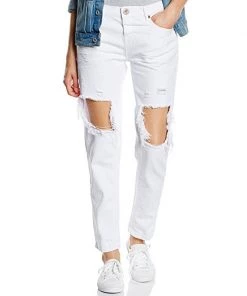One Teaspoon White Beauty Awesome Baggies Jeans