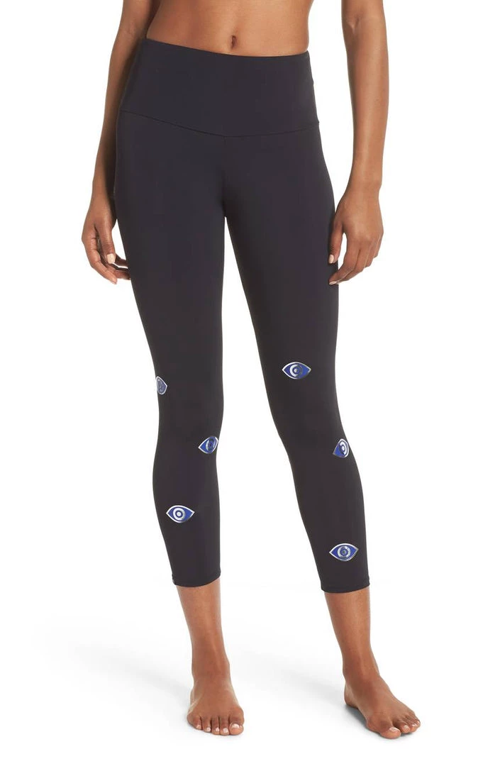 Onzie High Rise Foil Legging Evil Eye 3 Onzie High Rise Foil Legging Evil Eye