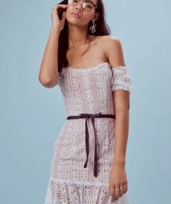 For Love And Lemons Dakota Lace Mini Dress Dresses