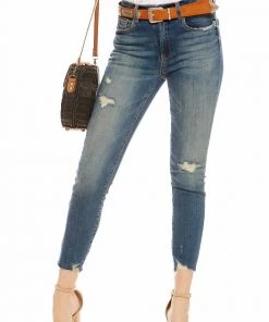 Blank NYC Losing It Distressed Skinny Jeans Denim