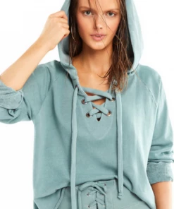 Sweaters & Knits Wildfox Hutton Sweater Pigment Green