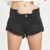 One Teaspoon Black Anchor Bandits Jean Shorts