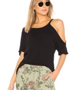 Michael Lauren Cut Out Slater Tee Shirt New Arrivals