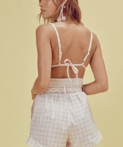 Shorts For Love And Lemons Lotti Pink Gingham Short 10 Shorts For Love And Lemons Lotti Pink Gingham Short