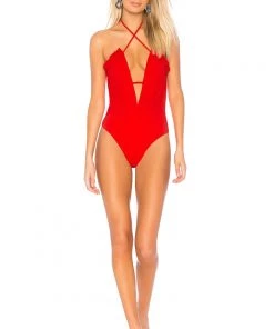 Blue Life Exotica Ruffle One Piece Swim Suit Swimwear