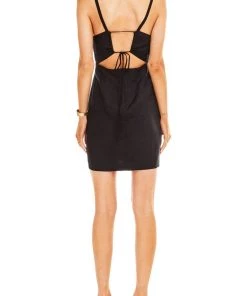 ASTR Heidi Grommet Black Mini Dress New Arrivals