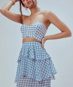 Skirts For Love And Lemons Dorothy Ruffled Midi Skirt