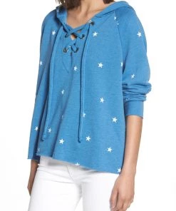 Wildfox Football Star Hutton Hoodie Sweater New Arrivals