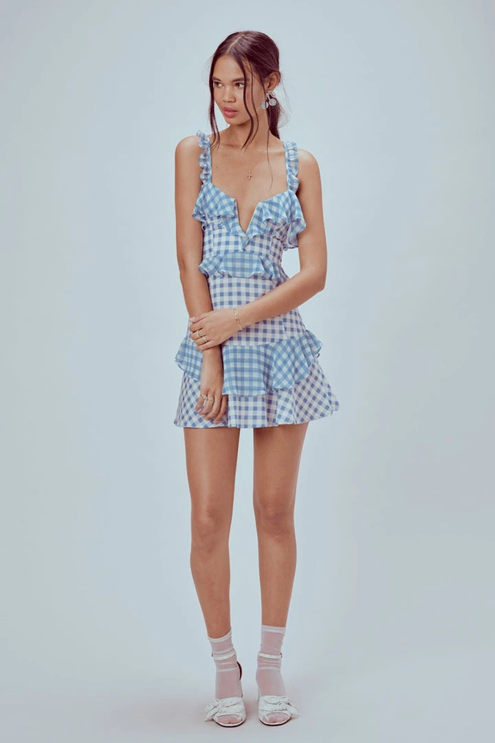 Dresses For Love And Lemons Dixie Ruffled Mini Dress 5 Dresses For Love And Lemons Dixie Ruffled Mini Dress